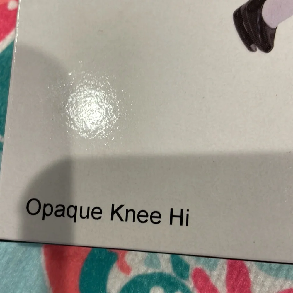 🎆  Opaque Knee High Stockings